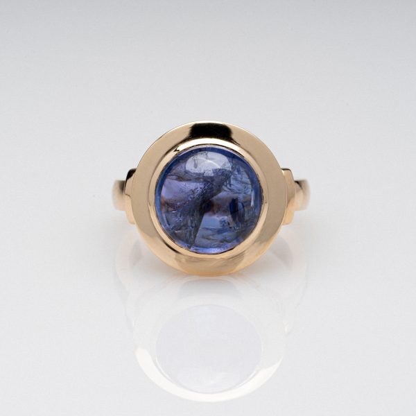 Wendela Horz Schmuck Ring aus Gold mit blauen Edelstein